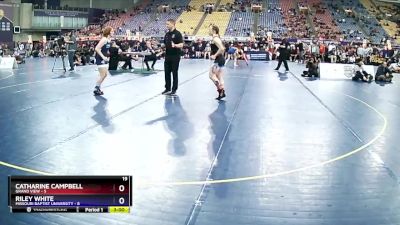 123 lbs Semis & 3rd Wb (16 Team) - Riley White, Missouri Baptist University vs Catharine Campbell, Grand View