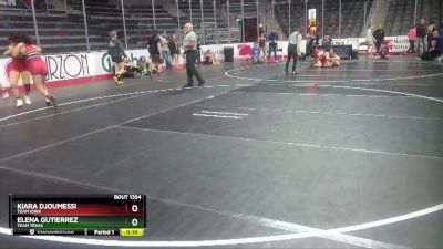 138 lbs Cons. Round 4 - Kiara Djoumessi, Team Iowa vs Elena Gutierrez, Team Texas