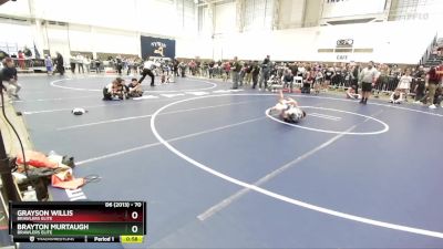 70 lbs Quarterfinal - Brayton Murtaugh, Brawlers Elite vs Grayson Willis, Brawlers Elite