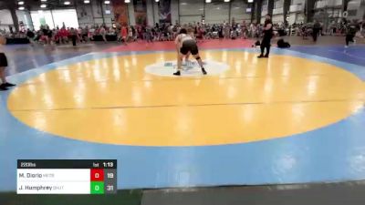 220 lbs Rr Rnd 3 - Michael Diorio, MetroWest United Black vs James Humphrey, Team Shutt Wrestling Prep