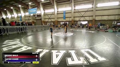 56 lbs Cons. Semi - Brooks Bialo, PA vs Taetem Kunze, OR