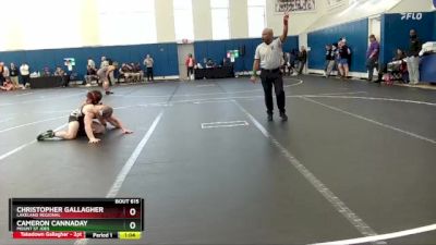 150 lbs Prelim - Christopher Gallagher, Lakeland Regional vs Cameron Cannaday, Mount St Joes