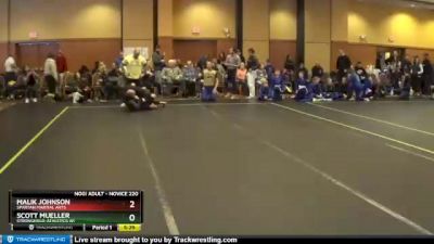 Novice 220 lbs Round 3 - Malik Johnson, Spartan Martial Arts vs Scott Mueller, StrongHold-Athletics WI