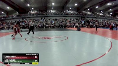 110 lbs Champ. Round 2 - Leo Parker, Bronco Wrestling Club-AAA vs Liam Adams, Richmond Youth Wrestling Club-AA