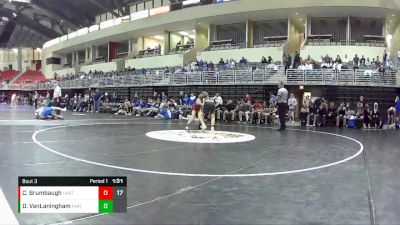 132 lbs Round 1 (8 Team) - Dalton VanLaningham, Fairbury vs Cameron Brumbaugh, Hastings