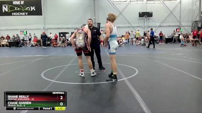 138 lbs Semis (4 Team) - Chase Hansen, Seagull Blue vs Shane Reilly, Prestige Worldwide