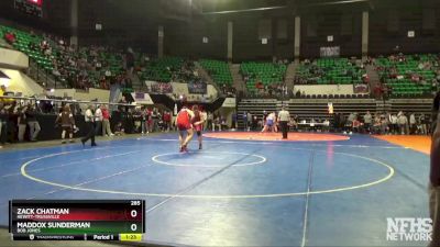 285 lbs Semifinal - Maddox Sunderman, Bob Jones vs Zack Chatman, Hewitt-Trussville