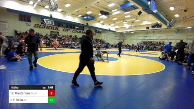 153 lbs Round Of 16 - Brock Mantanona, Palm Desert vs Yazir Tellez, St. John Bosco