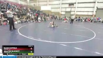 97 lbs Round 1 (4 Team) - Braxten Blackett, Utah Black vs Elijah Hatfield, Oregon