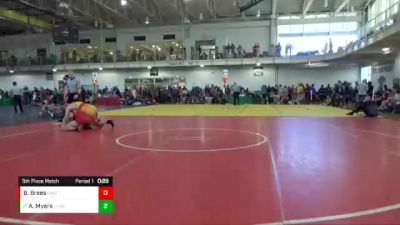 182 lbs 5th Place Match - Austin Myers, Jay County Wrestling Club vs Brandon Brees, Dragon Wrestling Club