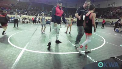 85 lbs Consolation - Raegan Hanes, Norman Grappling Club vs Gunner Jones, Choctaw Ironman Youth Wrestling