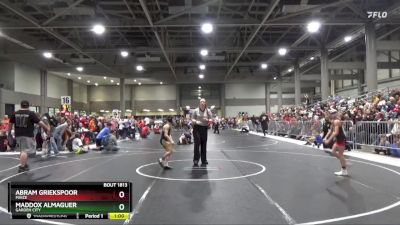 70 lbs Champ. Round 1 - Abram Griekspoor, Maize vs Maddox Almaguer, Garden City