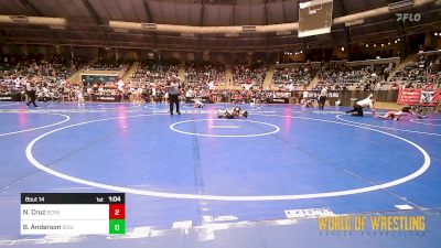 73 lbs Round Of 32 - Nathan Cruz, Scrap Yard Training vs Braylon Anderson, Siouxland Wrestling Academy