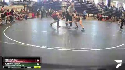 95 lbs Round 1 (6 Team) - Joseph Stepien, The Untouchables Black vs Preston Pas, South Paulding Jr Spartans