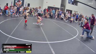 58 lbs Round 2 - Cameron Parris, Ninety Six Wrestling vs Oliver Atkins, Team Tiger