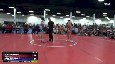 114 lbs Round 1 (8 Team) - Jameson Burns, Virginia vs Brayden Sebold, Colorado Blue