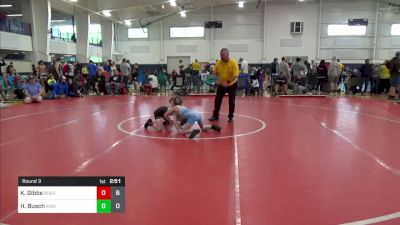 60 lbs Round 3 - Kaden Gibbs, Rogue Wrestling Club vs Hank Busch, Ragin Raisins