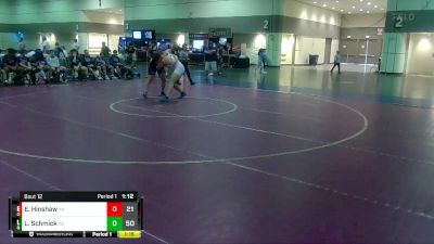 285 lbs Round 4 (6 Team) - Elijah Hinshaw, Owen Valley vs Layton Schmick, Bubbletown Mat