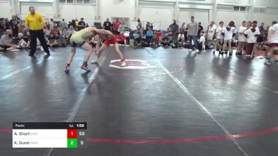 133 lbs Pools - Aldin Short, Ohio Gold 14K vs Kendrick Durst, Patriots Wrestling Club