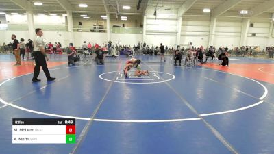 83 lbs Semifinal - Madelyn McLeod, Westerly vs Alivia Motta, Bristol CT