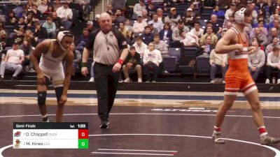 141 lbs Semifinal - Dylan Chappell, Bucknell vs Malyke Hines, Lehigh