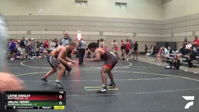 170 lbs Semis & 1st Wrestleback (8 Team) - Layne Knisley, Beast Mode WA vs Urijah Henry, Aggression Legionaries