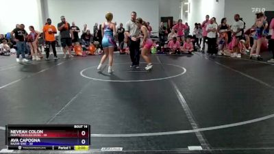 126 lbs Round 5 (6 Team) - Neveah Colon, Misfits Devilish Divas vs Ava Capogna, RaZor GWC