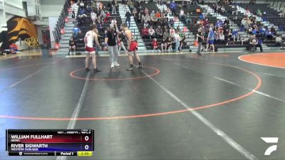 16U-3 lbs Round 2 - William Fullhart, NEIWC vs River Sigwarth, Western Dubuque