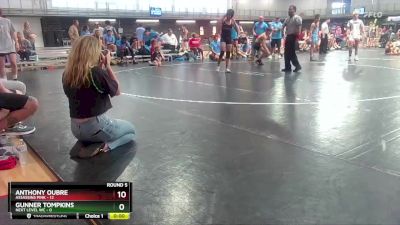 120 lbs Round 5 (6 Team) - Gunner Tompkins, Next Level WC vs Anthony Oubre, Assassins Pink