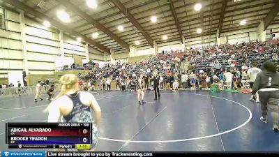 106 lbs Round 1 - Abigail Alvarado, CA vs Brooke Yeadon, MT