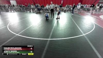 135-136 lbs Round 2 - Atreyu Wasion, Kenosha Wrestling Academy vs Cullen McClanahan, Pewaukee Youth Wrestling Club