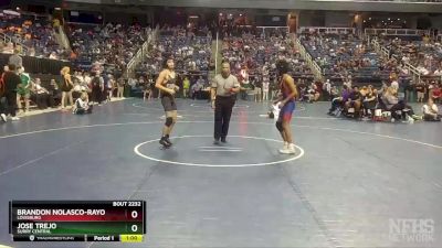 2A 113 lbs Cons. Round 2 - Jose Trejo, Surry Central vs Brandon Nolasco-Rayo, Louisburg