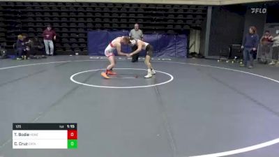 125 lbs Consi Of 8 #2 - Tristyn Bodie, Honesdale, PA vs Carlos Cruz, Catasauqua, PA