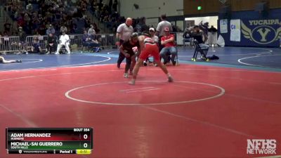 120 lbs Cons. Round 3 - Michael-Sai Guerrero, South Hills vs Adam Hernandez, Hueneme