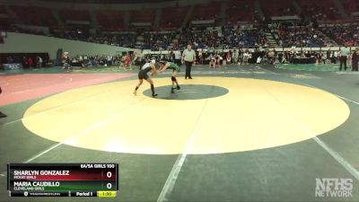 6A/5A Girls 100 Quarterfinal - Sharlyn Gonzalez, McKay Girls vs Maria Caudillo, Cleveland Girls