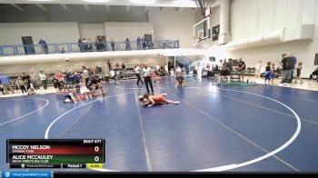 56-59 lbs Round 3 - Alice McCauley, Delta Wrestling Club vs McCoy Nelson, Spanish Fork