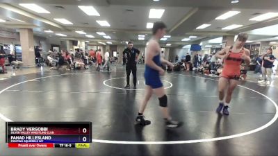 152 lbs Cons. Round 2 - Brady Vergobbi, Silver Valley Wrestling Club vs Fahad Hillesland, Fighting Squirrels WC