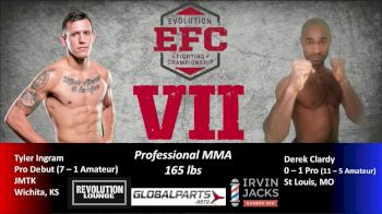 Tyler Ingram vs. Derek Clardy EFC 7 Replay