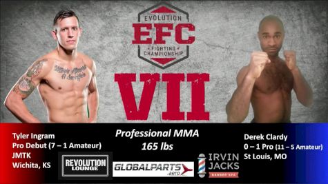 Tyler Ingram vs. Derek Clardy EFC 7 Replay