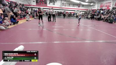 85 lbs Cons. Round 3 - Jj Taylor, Team Central vs Breydon Keys, Pirate Powerhouse Wrestling Ac