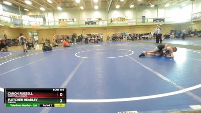 70-75 lbs Quarterfinal - Fletcher Headley, Phenom vs Canon Russell, WENTZVILLE (WWF)