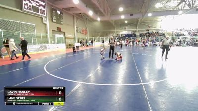 46 lbs Quarterfinal - Gavin Hancey, Fremont Wrestling Club vs Lane Schei, Bear Lake Wrestling Club