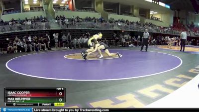 120 lbs Round 1 (6 Team) - Isaac Cooper, Lincoln Southeast vs Max Brummer, Gretna East