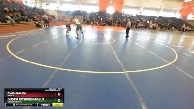 197 lbs Quarterfinal - Dustin Koskinen-Falls, Oswego State vs Ryan Galka, Ithaca