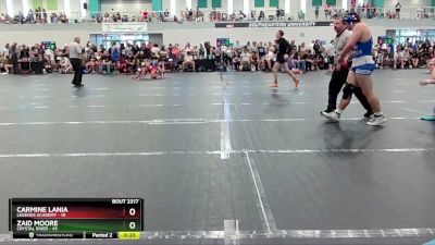 190 lbs Cons. Round 3 - Zaid Moore, Crystal River vs Carmine Lania, Legends Academy