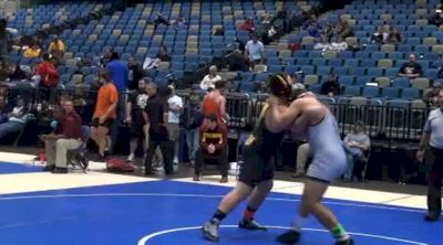 285 lbs quarter-finals Nick Gwiazdowski Binghamton vs. Levi Cooper Arizona State