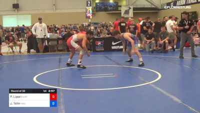 65 kg Round Of 32 - Peter Lipari, NJRTC vs Jack Tolin, Northwestern