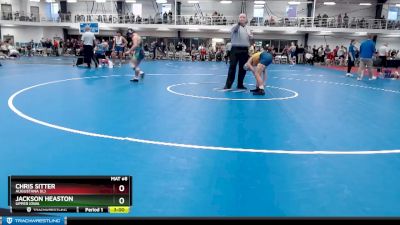 Silver 125 lbs Quarterfinal - Chris Sitter, Augustana (IL) vs Jackson Heaston, Upper Iowa