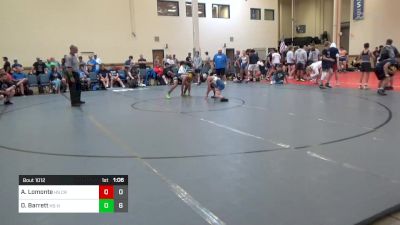 106 lbs Rr Rnd 2 - Angelo Lomonte, HS Camp Reynolds vs Dylan Barrett, HS Hutchy Hammers