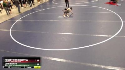 58 lbs Cons. Round 2 - Odin Knight, Scott West Panthers Wrestling Club vs Kinsley Kothenbeutel, MN Elite Wrestling Club